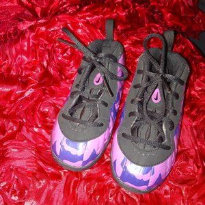 Nike LIttle PRO Size 7c Purple Camo